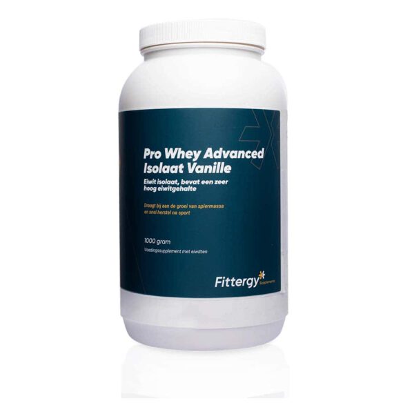 Fittergy - Pro Whey Advanced isolaat Vanille